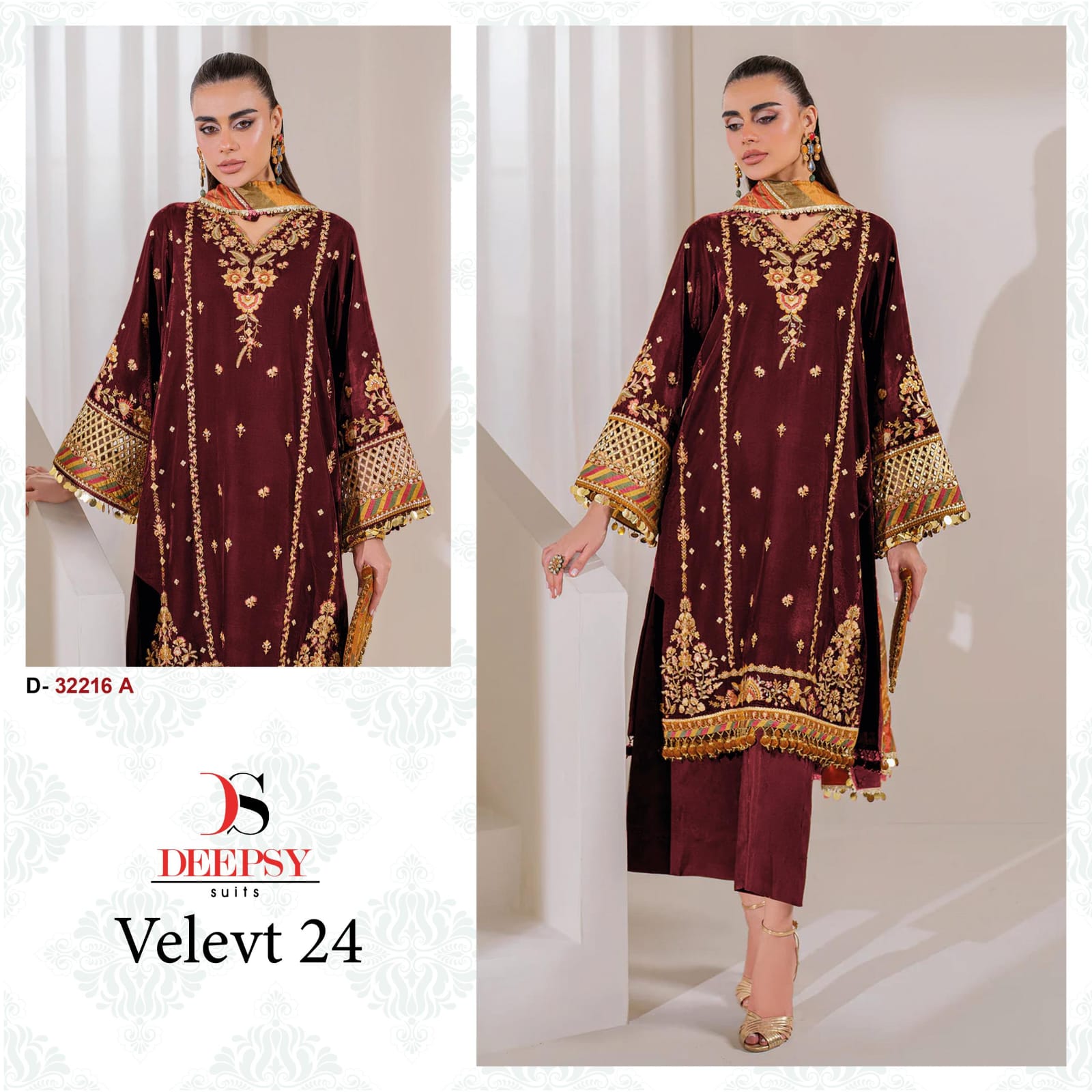 HIT DESIGN OF VELVET-24 by DEEPSY SUITS